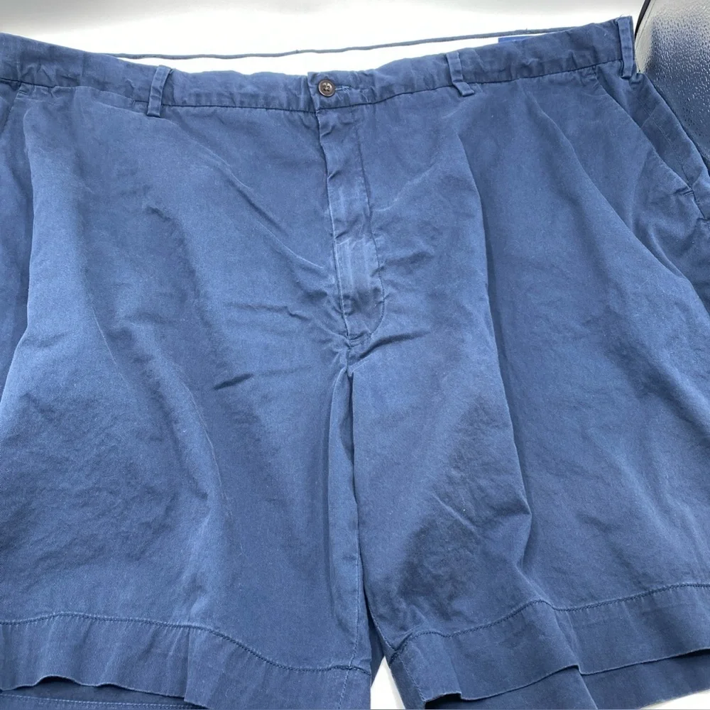 Polo Ralph Lauren Shorts Men 48 Blue Stretch Classic Fit Chino Casual Big Tall